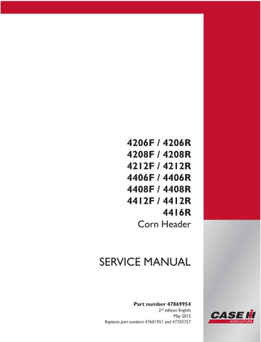 Unlock the full potential of your CASE machinery with the comprehensive Service Manual (47869954) for models 4206F, 4206R, 4208F, 4208R, 4212F, 4212R, 4406F, 4406R, 4408F, 4408R, 4412F, 4412R, and 4416R. This PDF file is an essential resource for maintenance and repair, providing detailed diagrams, troubleshooting tips, and step-by-step instructions to ensure your equipment operates at peak performance. Invest in this manual to save time and reduce downtime, keeping your operations running smoothly and 