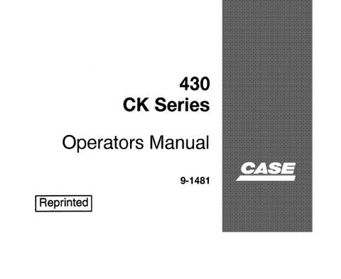 Discover the essential CASE 430 CK Series Tractor Operator’s Manual, available in a convenient PDF format. This comprehensive guide is designed to enhance your understanding and operation of the CASE 430 CK tractor, ensuring you get the most out of your equipment.