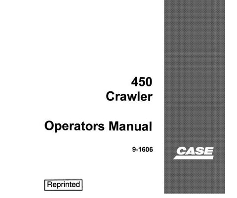 UNLOCK THE FULL POTENTIAL OF YOUR CASE 450 CRAWLER DOZER WITH OUR COMPREHENSIVE OPERATORS MANUAL IN PDF FORMAT.