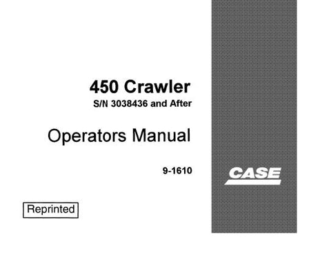 Discover the essential CASE 450 Crawler Operator’s Manual, available in a convenient PDF format. This comprehensive guide is designed to enhance your understanding and operation of the CASE 450 Crawler, ensuring you get the most out of your equipment.