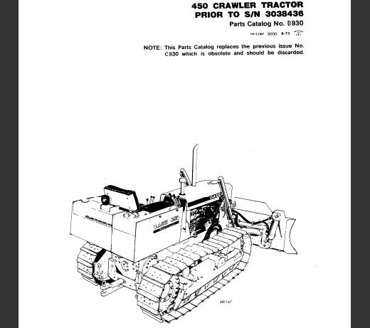 Discover the ultimate resource for maintaining your CASE 450 Crawler with our comprehensive Parts Catalog Manual in PDF format. This essential guide provides detailed diagrams and part numbers, ensuring you can easily identify and order the components you need for optimal performance.