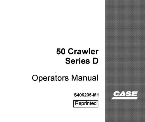 UNLOCK THE FULL POTENTIAL OF YOUR CASE 50 CRAWLER SERIES D WITH OUR COMPREHENSIVE OPERATOR’S MANUAL IN PDF FORMAT.