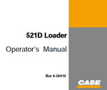 Discover the essential CASE 521D Loader Operator's Manual, available in a convenient PDF format. This comprehensive guide is designed to enhance your operational efficiency and ensure you get the most out of your loader. With detailed instructions and insights, you can navigate your machine with confidence.