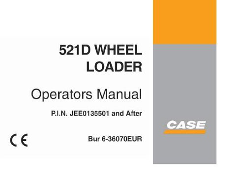 Discover the essential CASE 521D Wheel Loader Operator’s Manual, designed to enhance your operational efficiency and safety. This comprehensive PDF file provides detailed instructions and guidelines tailored specifically for the CASE 521D model, ensuring you have all the information you need at your fingertips.