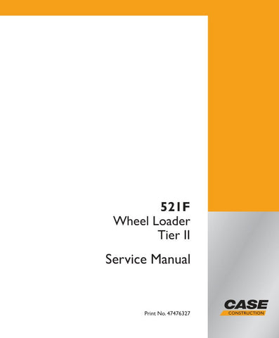 Investing in this service manual means investing in the reliability of your machinery. Don’t let minor issues turn into major problems—equip yourself with the knowledge to maintain your equipment effectively. Order your CASE 521F Wheel Loader Service Manual today and ensure your operations run without a hitch.