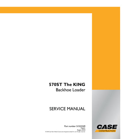Unlock the full potential of your CASE 570ST The King Backhoe Loader with the comprehensive Service Manual (Part Number: 51523349) in PDF format. This essential guide provides detailed insights into maintenance, troubleshooting, and repair procedures, ensuring your equipment operates at peak performance. With easy navigation and clear illustrations, you can quickly find the information you need to keep your backhoe loader running smoothly. Invest in this invaluable resource today and enhance the longevity 