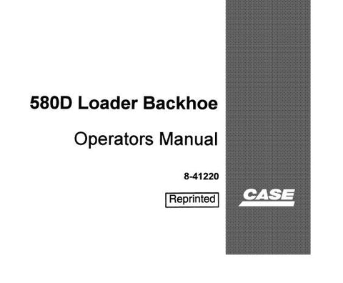 UNLOCK THE FULL POTENTIAL OF YOUR CASE 580D BACKHOE LOADER WITH OUR COMPREHENSIVE OPERATORS MANUAL IN PDF FORMAT. 