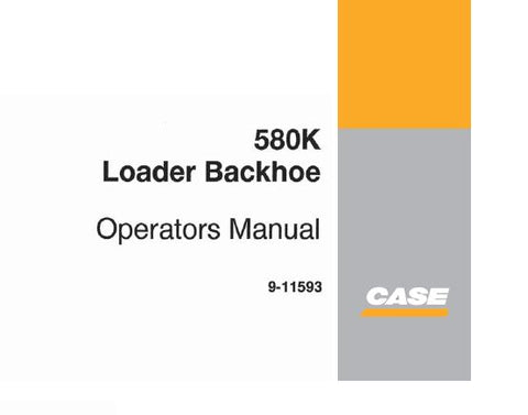 Discover the essential CASE 580K Phase 1 Backhoe Operator's Manual, available in a convenient PDF format. This comprehensive guide is designed to enhance your operational efficiency and ensure you get the most out of your backhoe. With detailed instructions and illustrations, it covers everything from basic operation to advanced maintenance techniques.