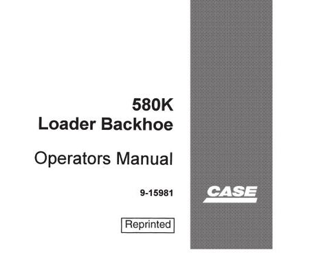 Discover the essential CASE 580K Phase 3 Backhoe Loader Operator's Manual, now available in a convenient PDF format. This comprehensive guide is designed to enhance your operational efficiency and ensure you get the most out of your backhoe loader. With detailed instructions and illustrations, you'll have all the information you need at your fingertips.