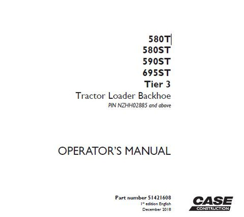 Enhance your operational efficiency with the CASE 580T / 580ST / 590ST / 695ST Tier 3 Tractor Loader Backhoe Operator’s Manual. This comprehensive PDF file is designed to provide you with essential information and guidelines to maximize the performance of your equipment.