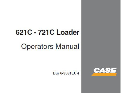 ENHANCE YOUR OPERATIONAL EFFICIENCY WITH THE CASE 621C AND 721C LOADER OPERATOR’S MANUAL, AVAILABLE IN A CONVENIENT PDF FORMAT. 