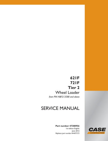 Enhance your maintenance capabilities with the CASE 621F, 721F Tier 2 Wheel Loader Service Manual (PDF File 47388956). This comprehensive guide provides detailed insights into the operation, troubleshooting, and repair of your wheel loader, ensuring optimal performance and longevity. With easy-to-follow instructions and diagrams, you can confidently tackle any service task, saving time and reducing downtime. Invest in this essential resource to keep your equipment running smoothly and efficiently.