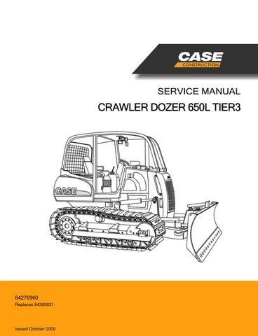 Unlock the full potential of your CASE 650L (Tier 3) Crawler Dozer with the comprehensive Service Manual (84276960) in PDF format. This essential guide provides detailed instructions, diagrams, and troubleshooting tips to ensure your dozer operates at peak performance. Whether you're a seasoned technician or a DIY enthusiast, this manual is your go-to resource for maintenance and repairs, helping you save time and money while extending the life of your equipment. Don't miss out on the opportunity to enhance