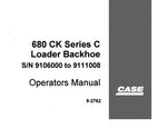 Discover the essential CASE 680 CK Series C Loader Backhoe Operators Manual, available in a convenient PDF format. This comprehensive guide is designed to enhance your operational efficiency and ensure you get the most out of your equipment. With detailed instructions and clear illustrations, you can easily navigate the features and functions of your loader backhoe.