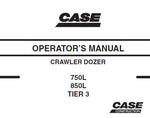 Discover the essential CASE 750L and 850L Tier 3 Crawler Dozer Operators Manual, available in a convenient PDF format. This comprehensive guide is designed to enhance your understanding and operation of these powerful machines, ensuring you get the most out of your investment.