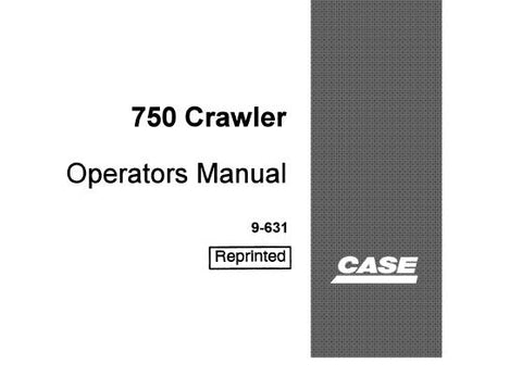 UNLOCK THE FULL POTENTIAL OF YOUR CASE 750 CRAWLER WITH OUR COMPREHENSIVE OPERATORS MANUAL IN PDF FORMAT. 