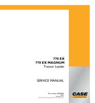 Unlock the full potential of your CASE 770 EX Magnum Tractor Loader with the comprehensive Service Manual (Part Number: 48190544) in PDF format. This essential guide provides detailed instructions, diagrams, and troubleshooting tips to ensure your equipment operates at peak performance. Whether you're performing routine maintenance or tackling complex repairs, this manual is your go-to resource for maximizing efficiency and longevity. Invest in your machinery's upkeep and enhance your productivity today!