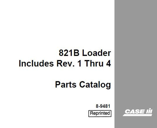 Discover the ultimate resource for your CASE 821B Loader with our comprehensive Parts Catalog Manual in PDF format. This essential guide provides detailed diagrams and part numbers, ensuring you can easily identify and order the components you need for maintenance and repairs.