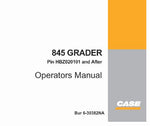 Discover the essential CASE 845 Grader Operator's Manual, designed to enhance your operational efficiency and ensure optimal performance of your grader. This comprehensive PDF file serves as a vital resource for both new and experienced operators, providing detailed instructions and insights into the machine's features and functionalities.