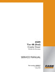 Unlock the full potential of your CASE 850M Tier 4B Crawler Dozer with the comprehensive Service Manual (48080037) in PDF format. This essential guide provides detailed insights into maintenance, troubleshooting, and repair procedures, ensuring your equipment operates at peak performance. With easy navigation and clear illustrations, you can quickly find the information you need to keep your dozer running smoothly and efficiently. Invest in this invaluable resource today and enhance the longevity and reliab