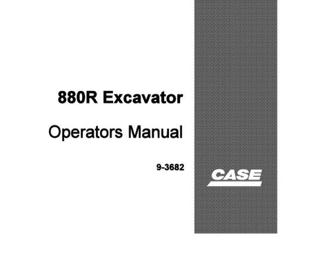 UNLOCK THE FULL POTENTIAL OF YOUR CASE 880R EXCAVATOR WITH OUR COMPREHENSIVE OPERATOR’S MANUAL IN PDF FORMAT. 