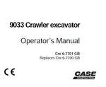 Discover the essential CASE 9033 Crawler Excavator Operator's Manual, a comprehensive guide designed to enhance your operational efficiency and safety. This PDF file provides detailed instructions, specifications, and maintenance tips tailored specifically for the CASE 9033 model, ensuring you have all the information you need at your fingertips.