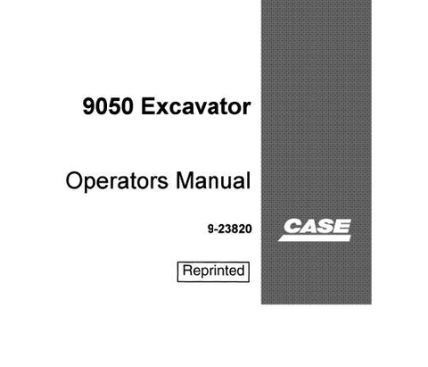 Discover the essential CASE 9050 Excavator Operator’s Manual, designed to enhance your operational efficiency and ensure optimal performance of your machinery. This comprehensive PDF file provides detailed instructions, safety guidelines, and maintenance tips tailored specifically for the CASE 9050 model, making it an indispensable resource for both novice and experienced operators.