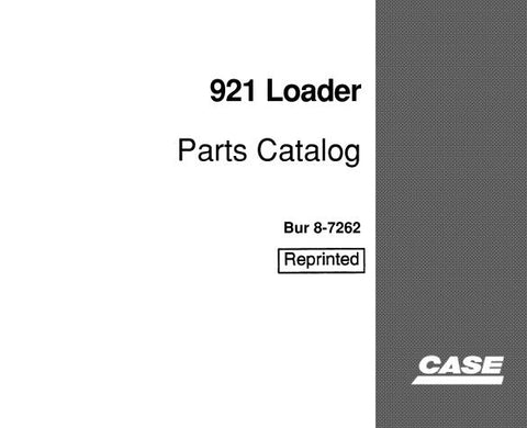 Discover the ultimate resource for maintaining your CASE 921 Loader with our comprehensive Parts Catalog Manual in PDF format. This essential guide provides detailed diagrams and part numbers, ensuring you can easily identify and order the components you need for optimal performance.