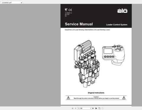 Enhance your operational efficiency with the CASE_ALO Easy Drive LCS Load Sensing Service Manual (12166067). 