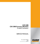 Unlock the full potential of your CASE CX130B Forestry Machine with the comprehensive Crawler Excavator Service Manual (PDF File - 47915915). This essential guide provides detailed insights into maintenance, troubleshooting, and repair procedures, ensuring your equipment operates at peak performance. With easy-to-follow instructions and clear diagrams, you can confidently tackle any service task, prolonging the life of your machine and maximizing productivity on the job site. Don't miss out on this invaluab