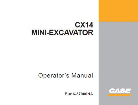 Discover the essential CASE CX14 Mini Hydraulic Excavator Operator’s Manual, designed to enhance your operational efficiency and safety. This comprehensive PDF file provides detailed instructions, specifications, and maintenance guidelines tailored specifically for the CX14 model, ensuring you get the most out of your equipment.