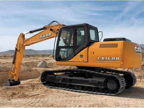 CASE CX160B, CX180B CRAWLER EXCAVATOR SERVICE REPAIR MANUAL - PFD FILE 