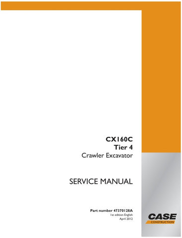 Unlock the full potential of your CASE CX160C Crawler Excavator with the comprehensive Service Manual (Part Number: 47370128A). This PDF file is an essential resource for operators and technicians, providing detailed insights into maintenance, troubleshooting, and repair procedures tailored specifically for Tier 4 models. With clear diagrams and step-by-step instructions, you can ensure optimal performance and longevity of your equipment, making it a must-have for anyone looking to maximize efficiency and 