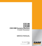 Enhance your maintenance capabilities with the CASE CX210B, CX230B, and CX240B Forestry Machine Crawler Excavator Service Manual (PDF File). This comprehensive guide, with the part number 47915916, provides detailed insights into the operation, troubleshooting, and repair of your excavator, ensuring optimal performance and longevity. With easy navigation and clear illustrations, this manual is an essential resource for both professionals and DIY enthusiasts looking to keep their machinery in top condition. 