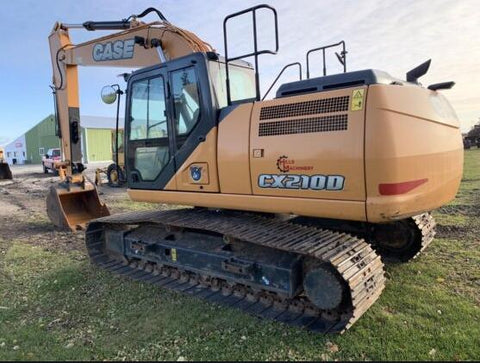 UNLOCK THE FULL POTENTIAL OF YOUR CASE CX210D CRAWLER EXCAVATOR WITH OUR COMPREHENSIVE SERVICE REPAIR MANUAL IN PDF FORMAT. 