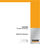 Unlock the full potential of your CASE CX240C Crawler Excavator with the comprehensive Service Manual (48004712) in PDF format. This essential guide provides detailed instructions, schematics, and troubleshooting tips to ensure optimal performance and maintenance of your equipment. With easy navigation and clear illustrations, you can quickly access the information you need to keep your excavator running smoothly and efficiently. Invest in this invaluable resource today and enhance the longevity and reliabi