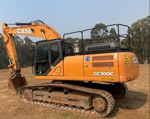 UNLOCK THE FULL POTENTIAL OF YOUR CASE CX300C CRAWLER EXCAVATOR WITH OUR COMPREHENSIVE SERVICE REPAIR MANUAL IN PDF FORMAT.