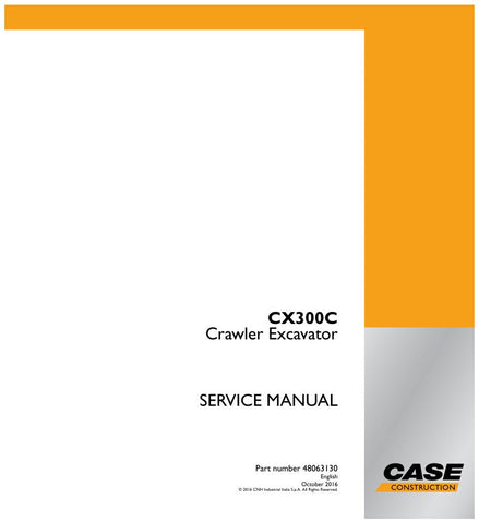 Unlock the full potential of your CASE CX300C Crawler Excavator with the comprehensive Service Manual (48063130). This essential guide is designed to provide you with detailed insights into maintenance, troubleshooting, and repair procedures, ensuring your equipment operates at peak performance.