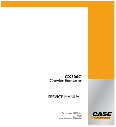 Unlock the full potential of your CASE CX300C LC Tier 4 Crawler Excavator with the comprehensive Service Manual (Part Number: 47795405) in PDF format. This essential guide provides detailed insights into maintenance, troubleshooting, and repair procedures, ensuring your equipment operates at peak performance. With easy navigation and clear illustrations, this manual is designed for both seasoned professionals and newcomers alike, making it an invaluable resource for keeping your excavator in top condition. 