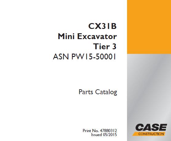 Discover the ultimate resource for your CASE CX31B Mini Excavator with our comprehensive Tier 3 Parts Catalog Manual. This PDF file is meticulously designed to provide you with detailed diagrams, part numbers, and specifications, ensuring you have everything you need for efficient maintenance and repairs.
