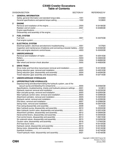 Unlock the full potential of your CASE CX460 Crawler Excavator with the comprehensive Service Manual (9-53600) in PDF format. This essential guide provides detailed instructions, schematics, and troubleshooting tips to ensure your machine operates at peak performance. Whether you're a seasoned technician or a DIY enthusiast, this manual is designed to help you maintain, repair, and optimize your excavator efficiently. Invest in this invaluable resource today and keep your equipment running smoothly for year