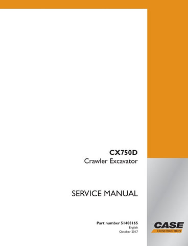 Unlock the full potential of your CASE CX750D Crawler Excavator with the comprehensive Service Manual (51408165) in PDF format. This essential guide provides detailed instructions, schematics, and troubleshooting tips to ensure optimal performance and maintenance of your equipment. With easy navigation and clear illustrations, you can quickly access the information you need to keep your excavator running smoothly and efficiently. Invest in this invaluable resource today and enhance the longevity and relia