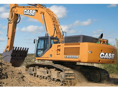UNLOCK THE FULL POTENTIAL OF YOUR CASE CX800B CRAWLER EXCAVATOR WITH OUR COMPREHENSIVE SERVICE REPAIR MANUAL IN PDF FORMAT. 