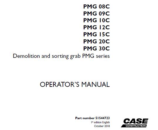 Introducing the CASE Demolition and Sorting Grab PMG Series, designed ...