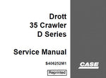 Discover the ultimate resource for maintaining and repairing your CASE DROTT 35 Crawler D Series with our comprehensive Service Repair Manual in PDF format. This manual is meticulously designed to provide you with detailed instructions, diagrams, and specifications, ensuring that you have everything you need to keep your equipment running smoothly.
