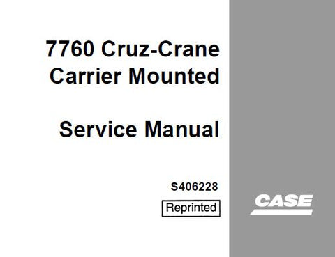 Introducing the CASE DROTT 7760 CRUZ – Crane Carrier Mounted Service Repair Manual, your essential guide for maintaining and repairing your equipment with confidence. This comprehensive PDF file is designed to provide you with detailed instructions, diagrams, and specifications, ensuring that you have all the information you need at your fingertips.