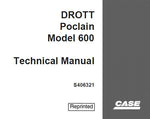 Unlock the full potential of your CASE DROTT POCLAIN 600 Crawler Excavator with our comprehensive Service Repair Manual. This expertly crafted PDF file is your go-to resource for detailed maintenance procedures, troubleshooting tips, and repair guidelines, ensuring your machine operates at peak performance.