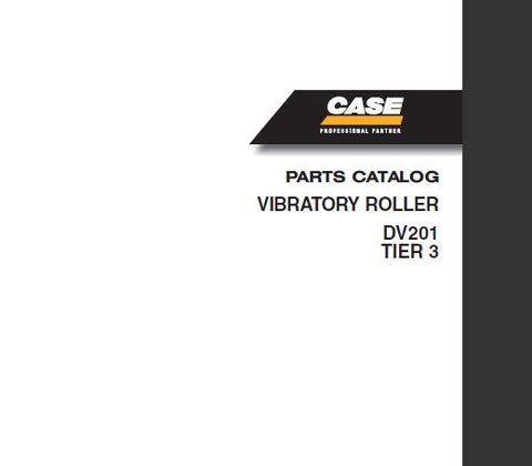 ENHANCE YOUR MAINTENANCE AND REPAIR CAPABILITIES WITH THE CASE DV201 VIBRATORY ROLLER TIRE 3 PARTS CATALOGUE MANUAL IN PDF FORMAT.