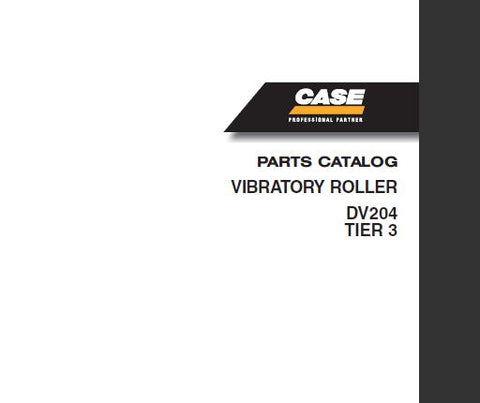 ENHANCE YOUR MAINTENANCE AND REPAIR CAPABILITIES WITH THE CASE DV204 VIBRATORY ROLLER TIRE 3 PARTS CATALOGUE MANUAL IN PDF FORMAT.