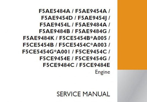 Unlock the full potential of your engine with the comprehensive Engine Service Repair Manual, designed specifically for models F5AE5484A, F5AE9454A, F5AE9454D, and more. This detailed PFD file serves as an essential resource for both professionals and DIY enthusiasts, providing step-by-step instructions, diagrams, and troubleshooting tips to ensure your engine runs smoothly and efficiently.